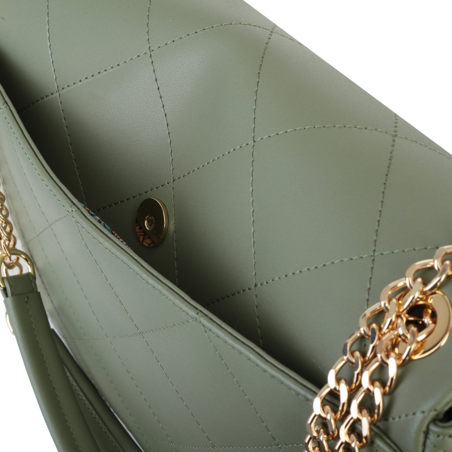 BLANCA NAPA OLIVE women's leather handbag