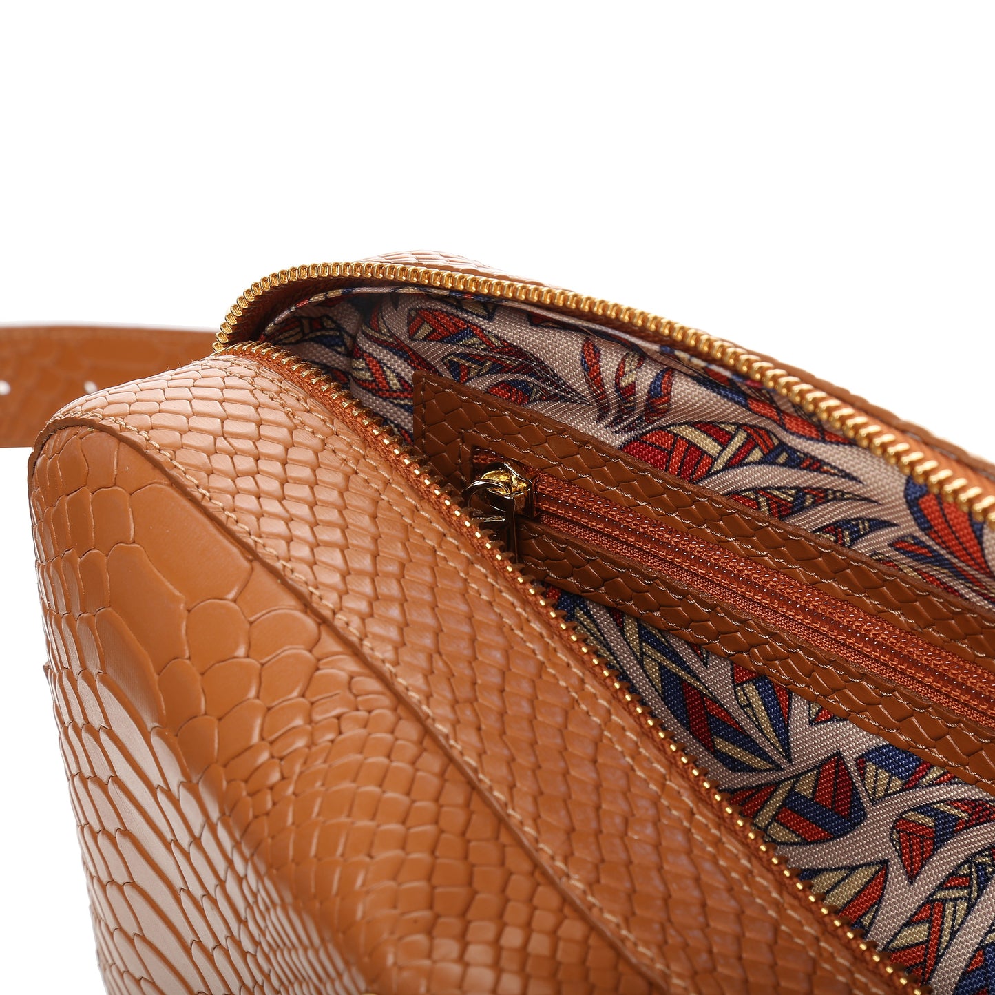 ALFIE COGNAC women's leather handbag