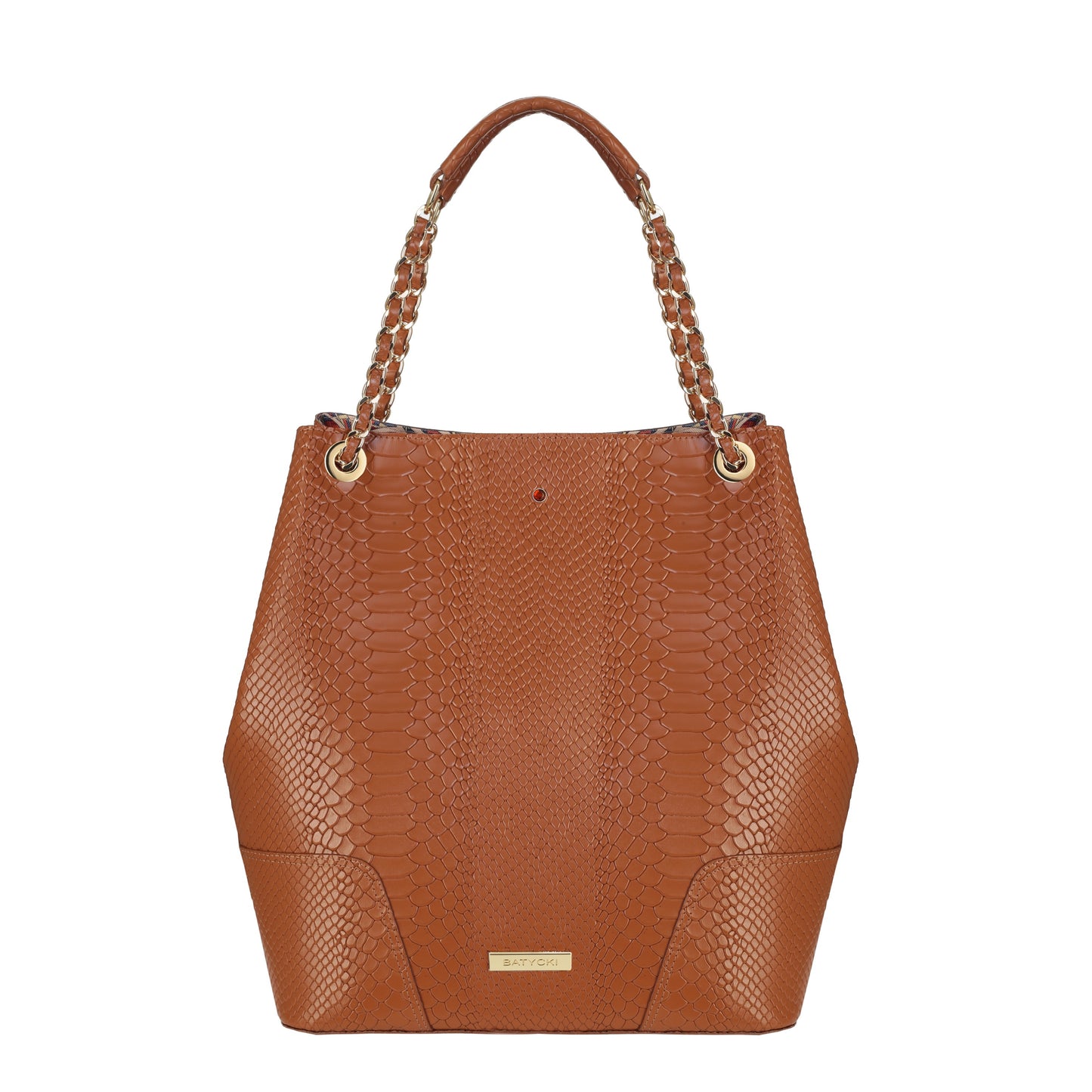 AMELIA COGNAC women's leather handbag