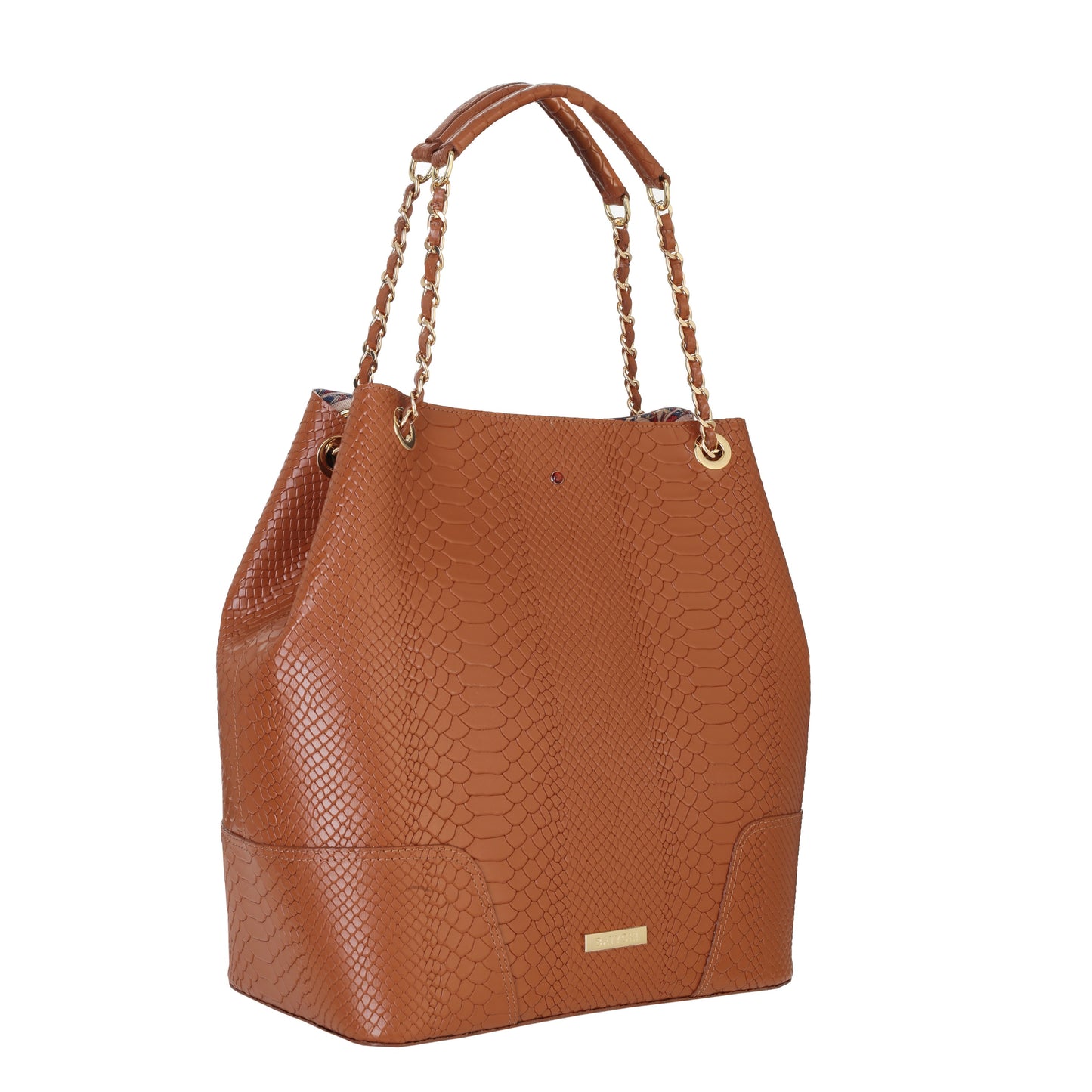 AMELIA COGNAC women's leather handbag