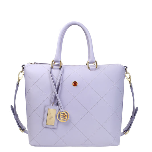 Herra Damen-Handtasche aus Nappa-Lavendelleder
