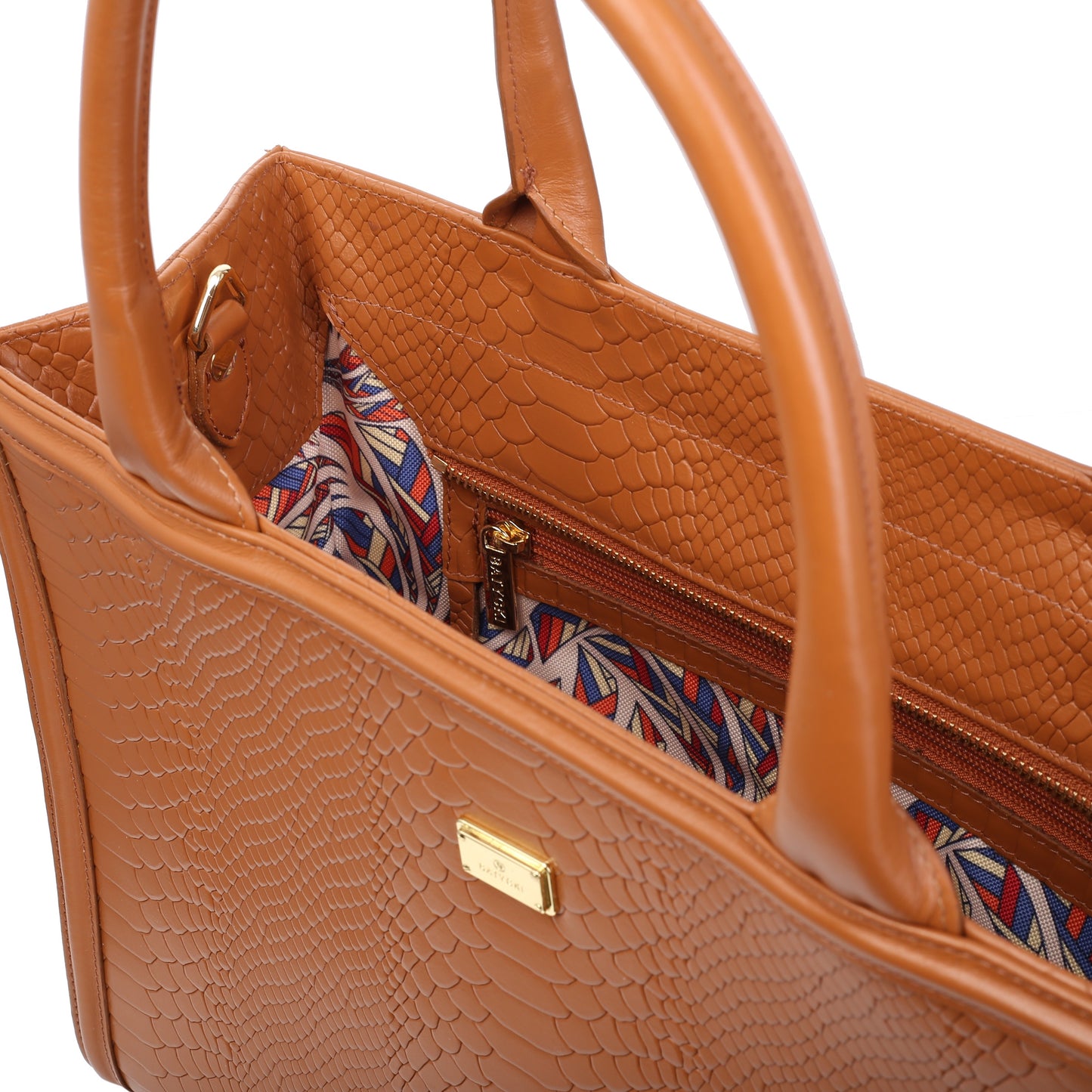 ANA COGNAC women's leather handbag