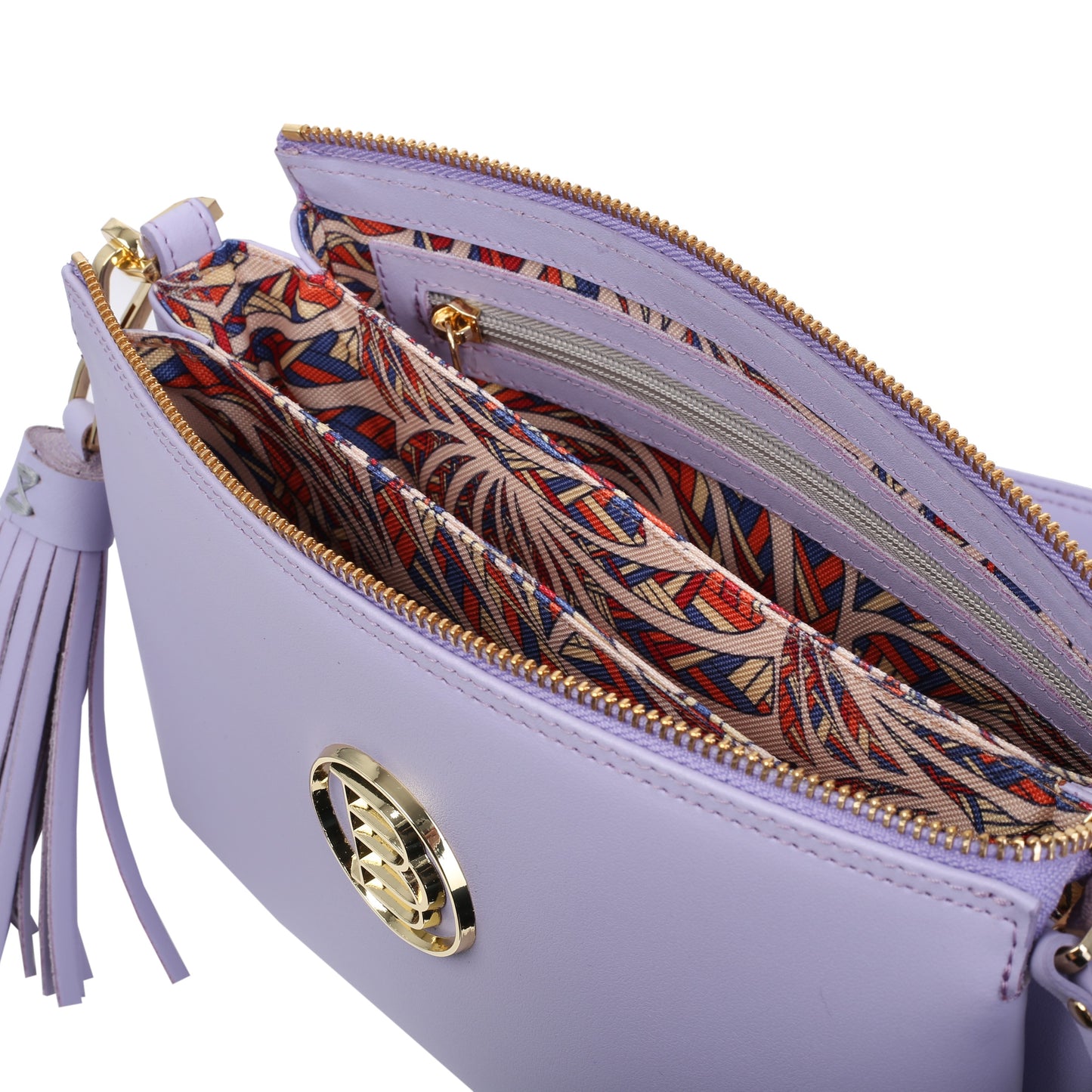 ELISE NAPA LAVENDER women's leather handbag