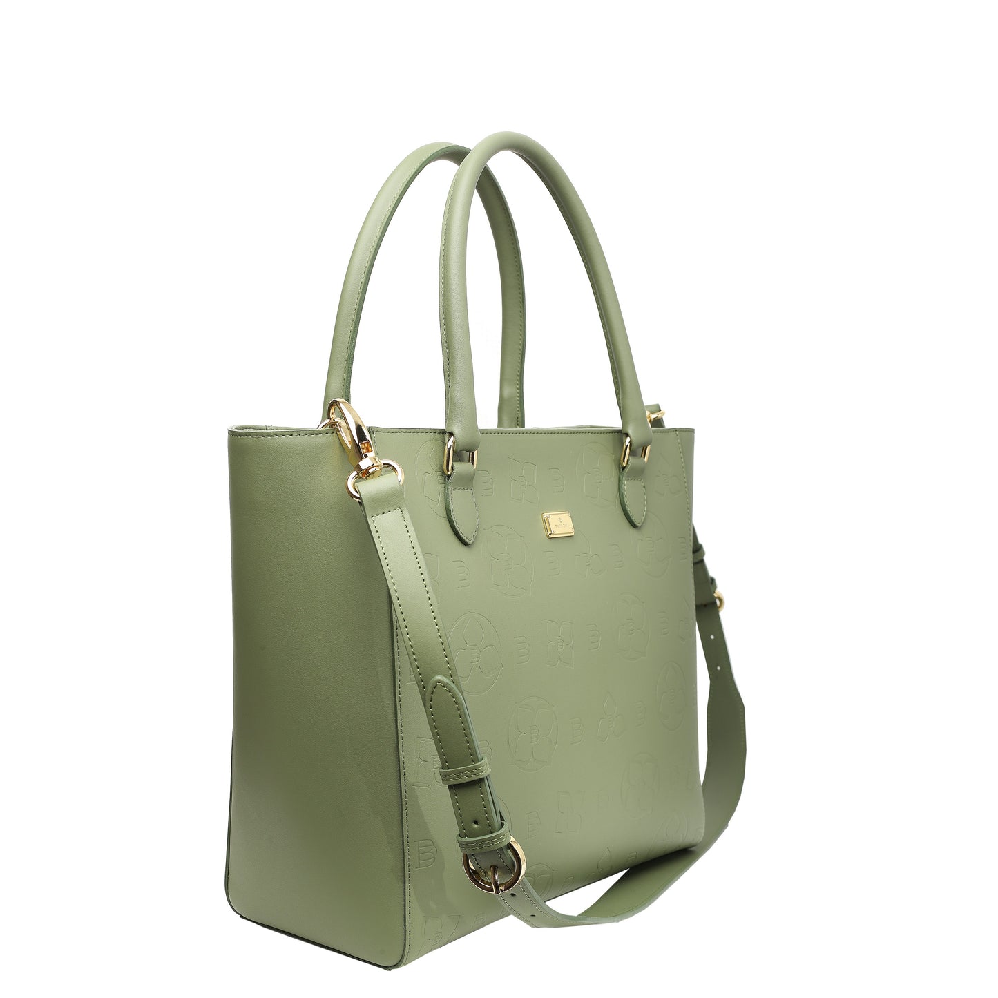 Stampia L nappa olive women's leather bag
