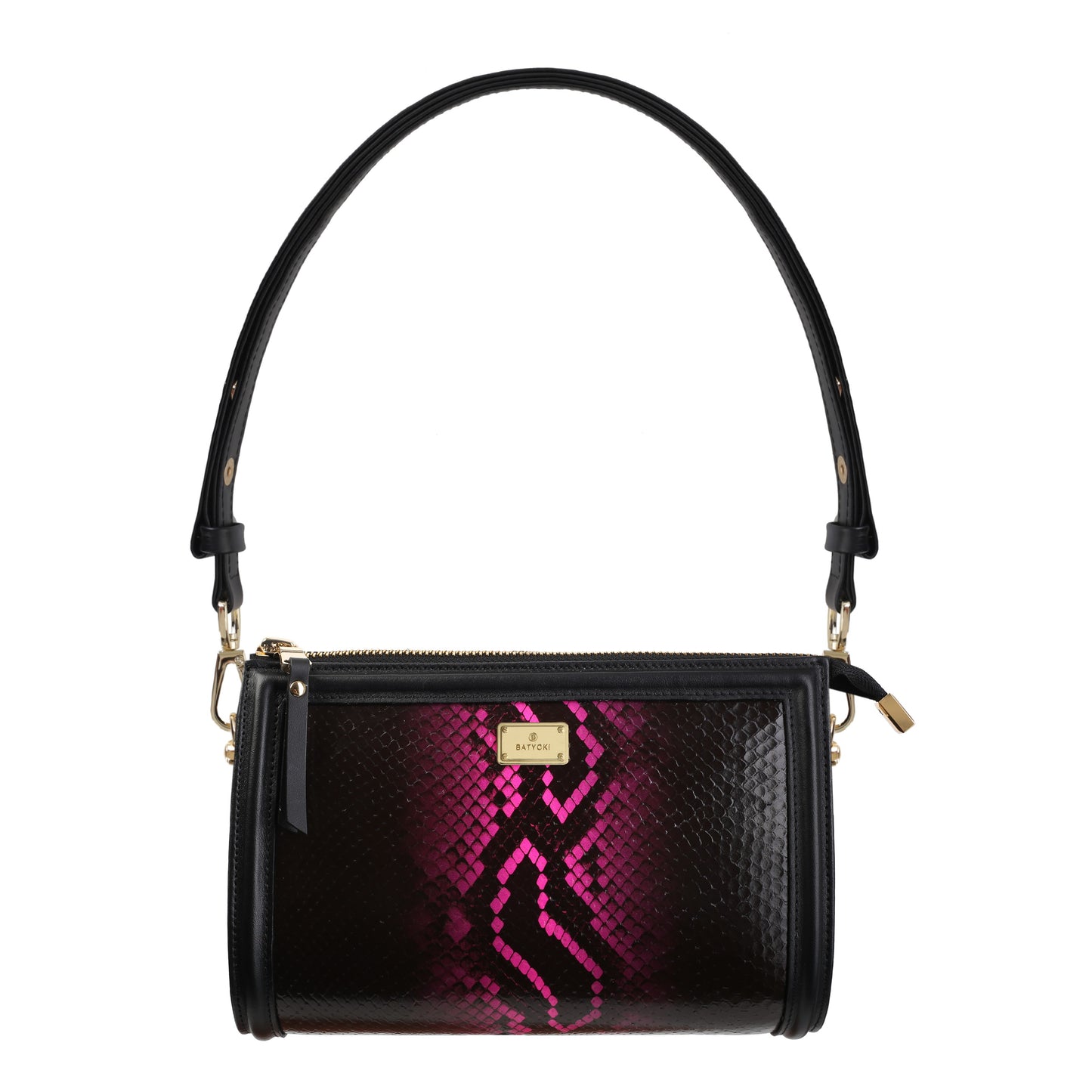 FLAMMY CASPER BLACK women's leather handbag