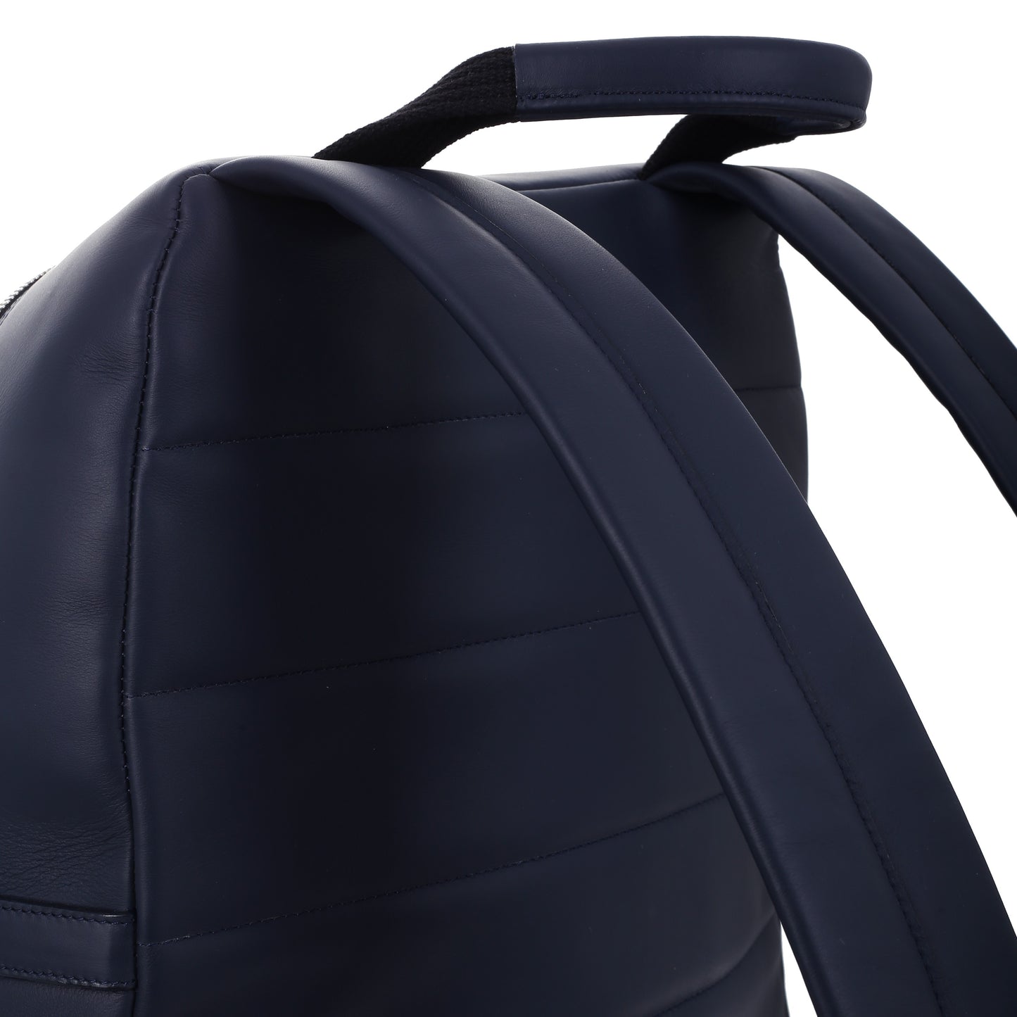 NAVY leather men's backpack