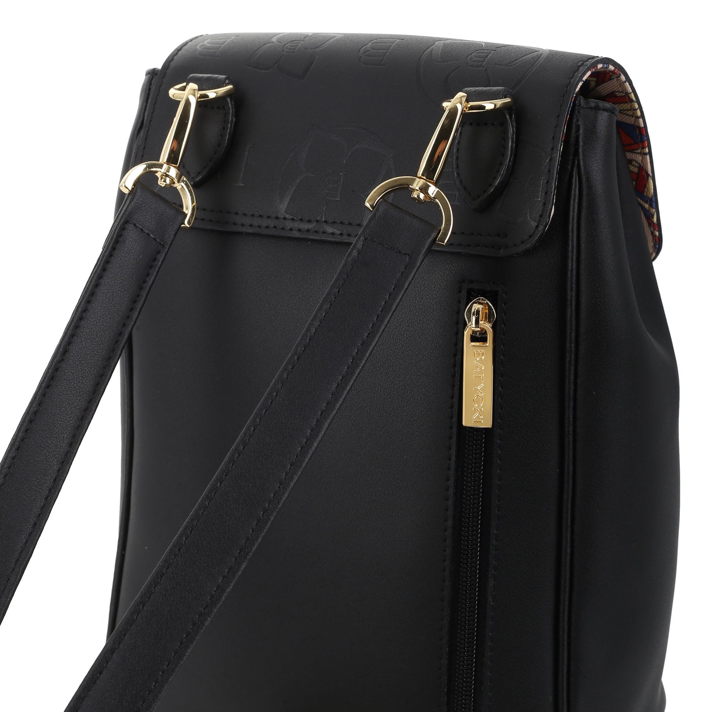 VICTORIA NAPA BLACK women's leather backpack