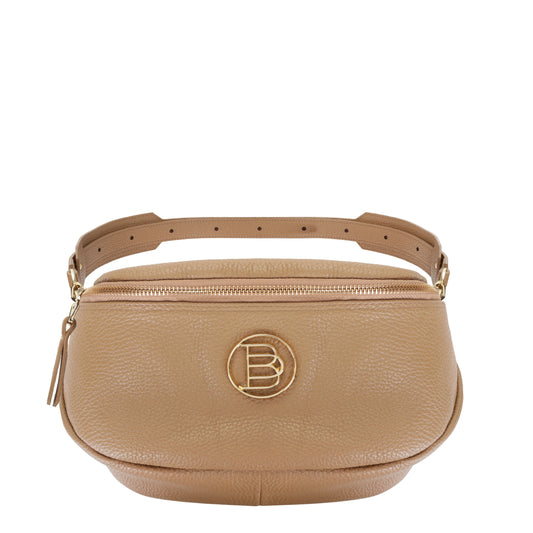 TO GO leather women's bag, floter beige