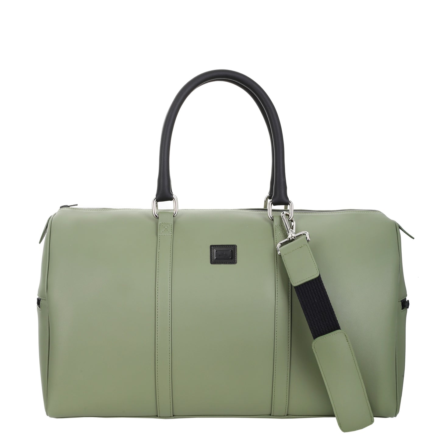 Artico olive leather travel bag