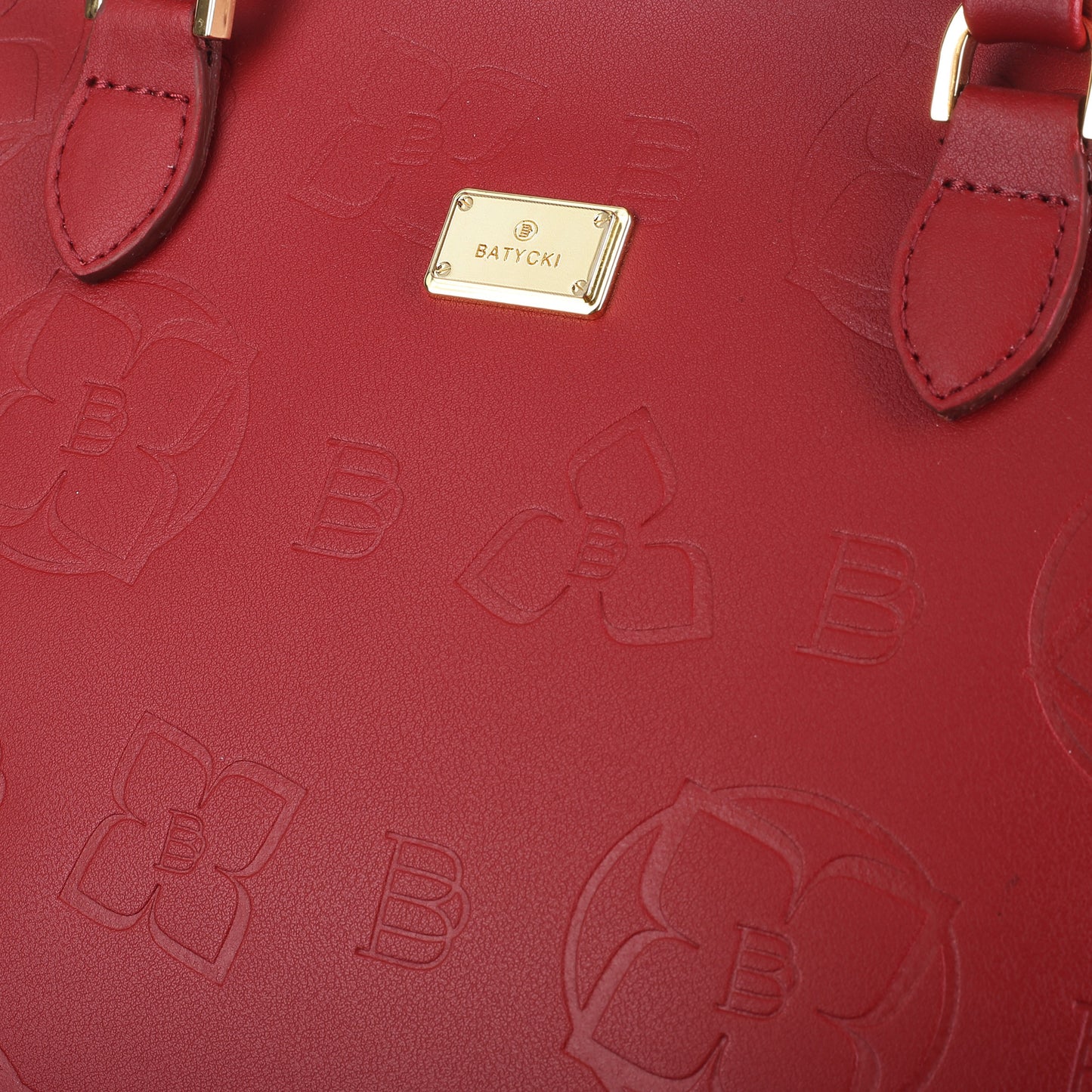 STAMPIA S NAPA CLARET women's leather handbag
