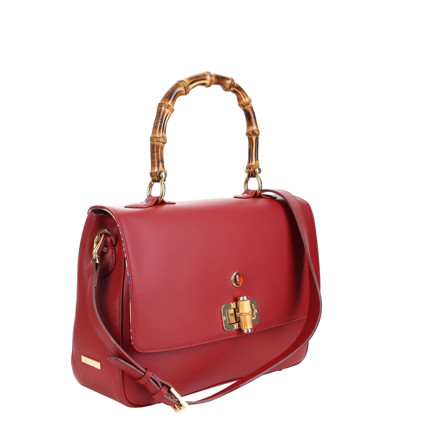 MERA NAPA CLARET women's leather handbag