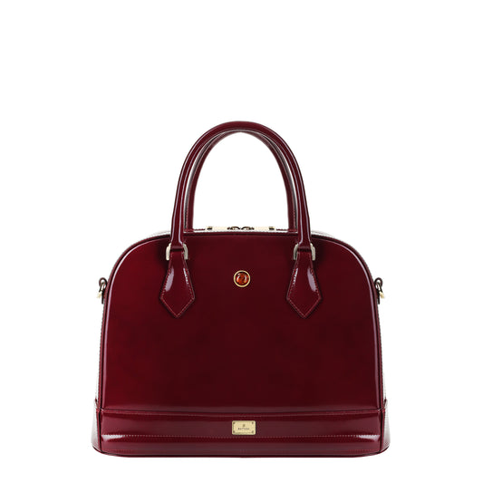 ZOUCHE SPECCHIO CLARET women's leather handbag