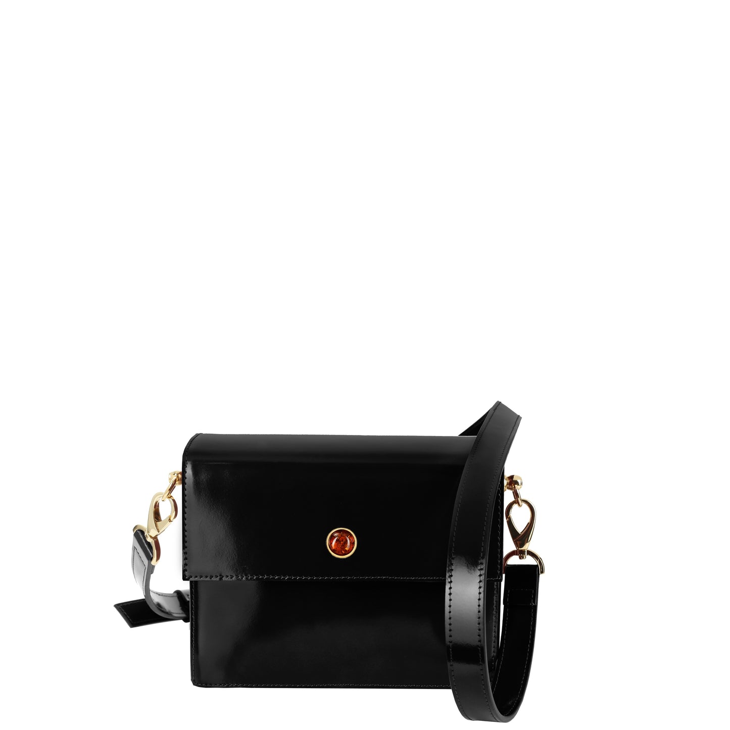 LOWE SPECCHIO BLACK women's leather handbag
