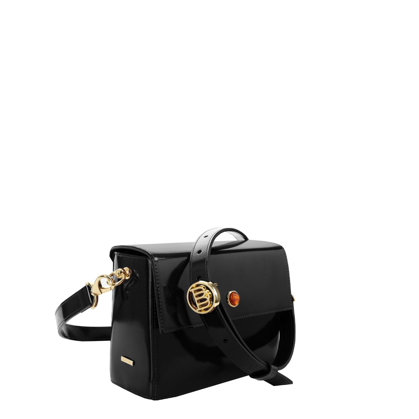 LOWE SPECCHIO BLACK women's leather handbag