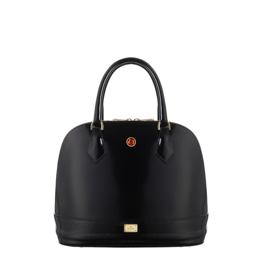 GILVY SPECCHIO BLACK women's leather handbag