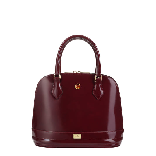 GILVY SPECCHIO CLARET women's leather handbag