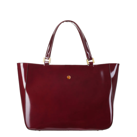 MAMMA SPECCHIO CLARET women's leather handbag