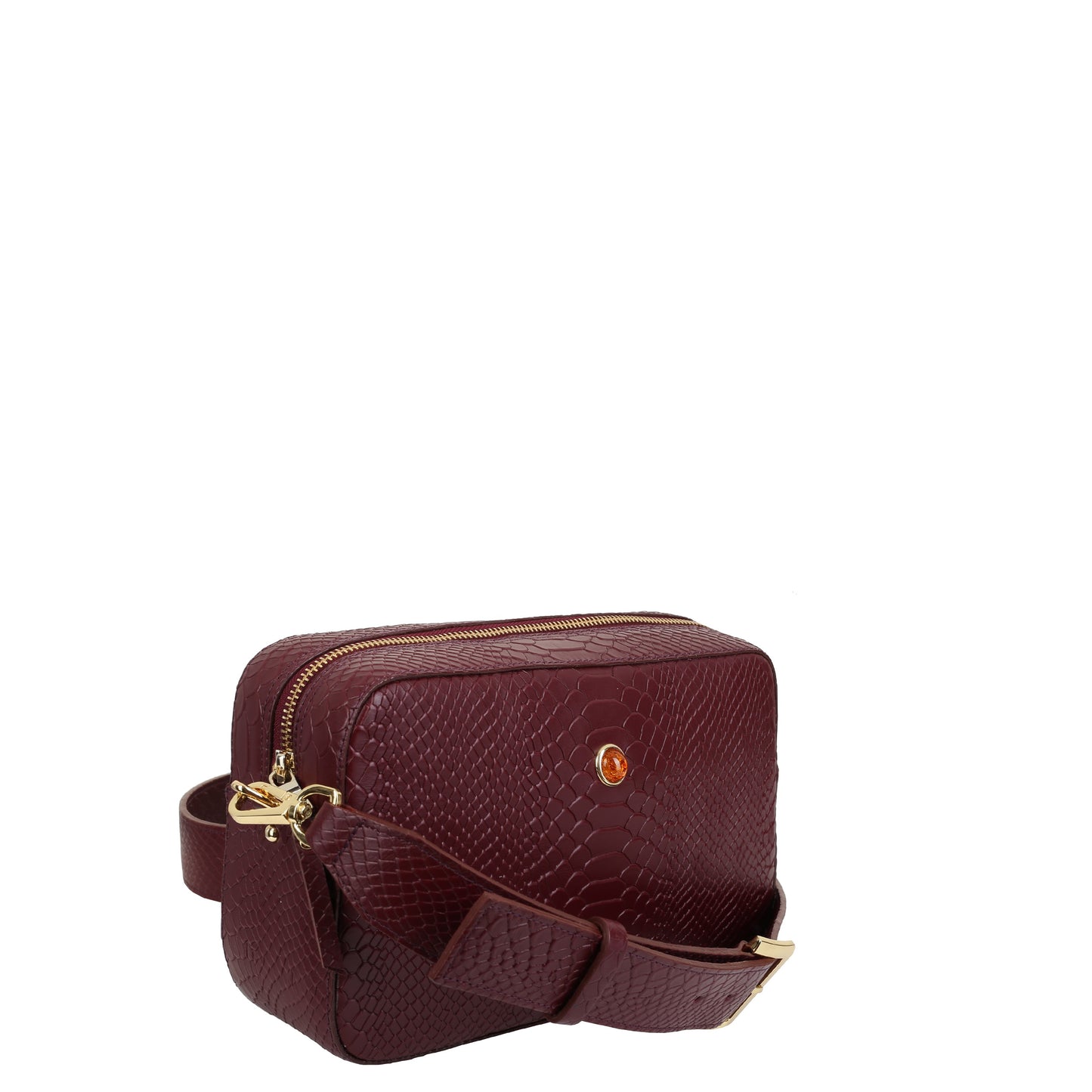 Alfie claret women's leather handbag