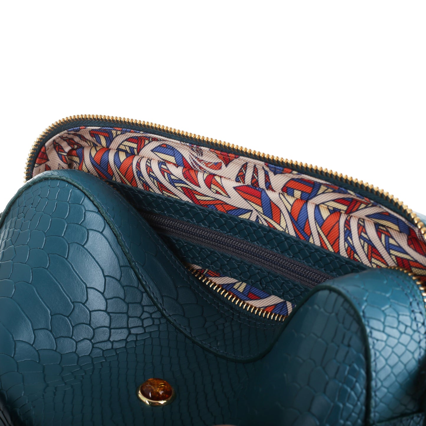 ALFIE DARK TURQUOISE women's leather handbag