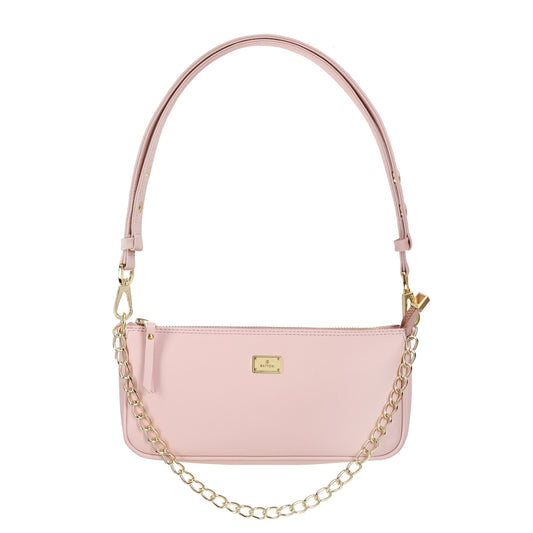 Bolso de mano mujer Harley powder de piel rosa