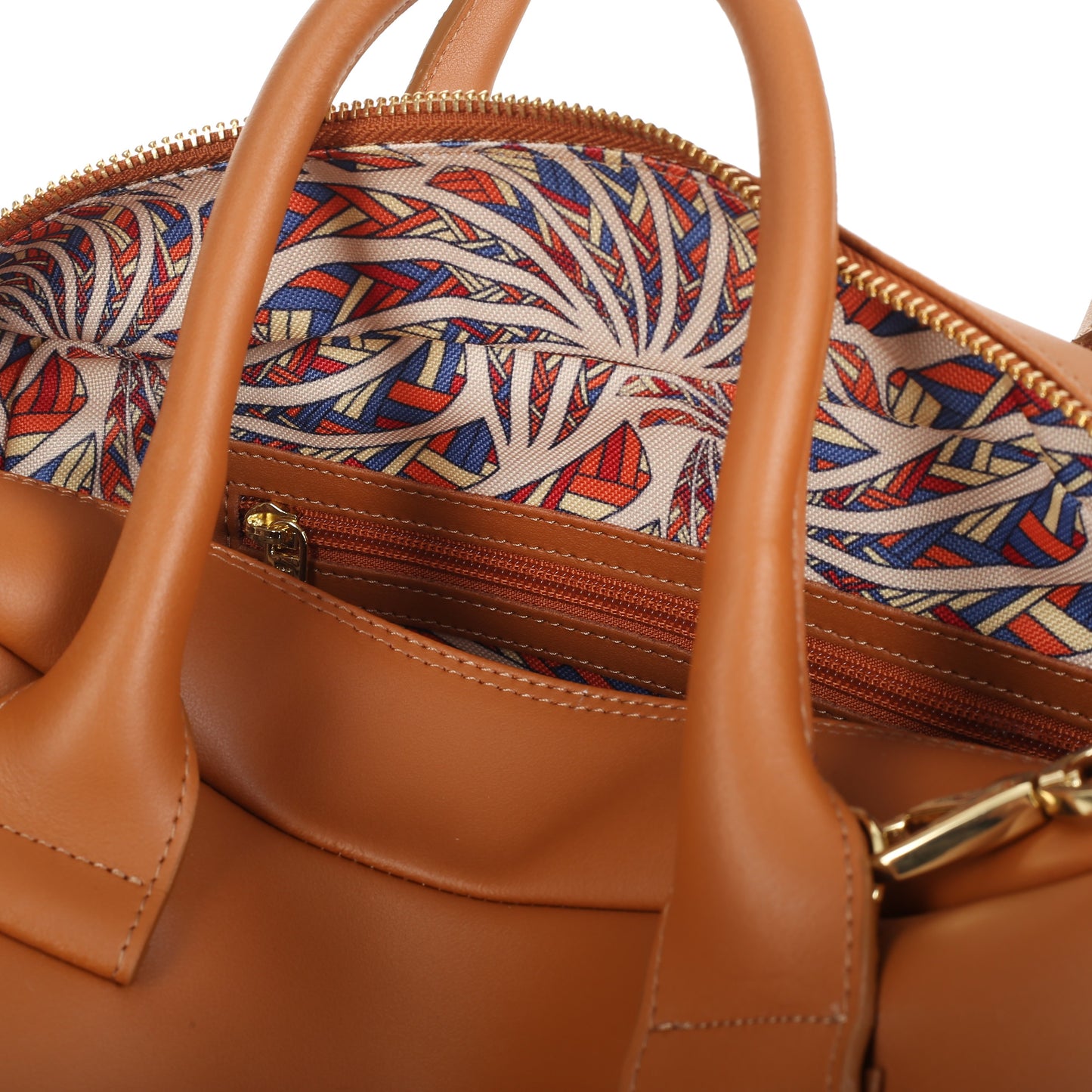 FILIPPA NAPA COGNAC women's leather handbag