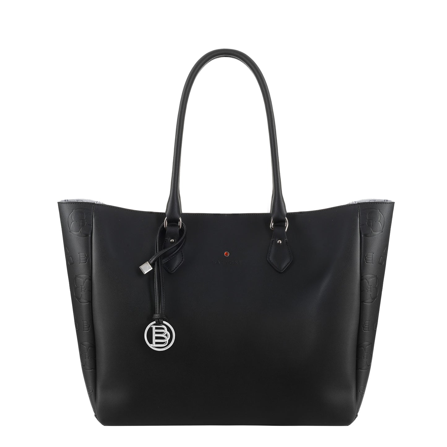 Women's leather bag Mamma nappa black