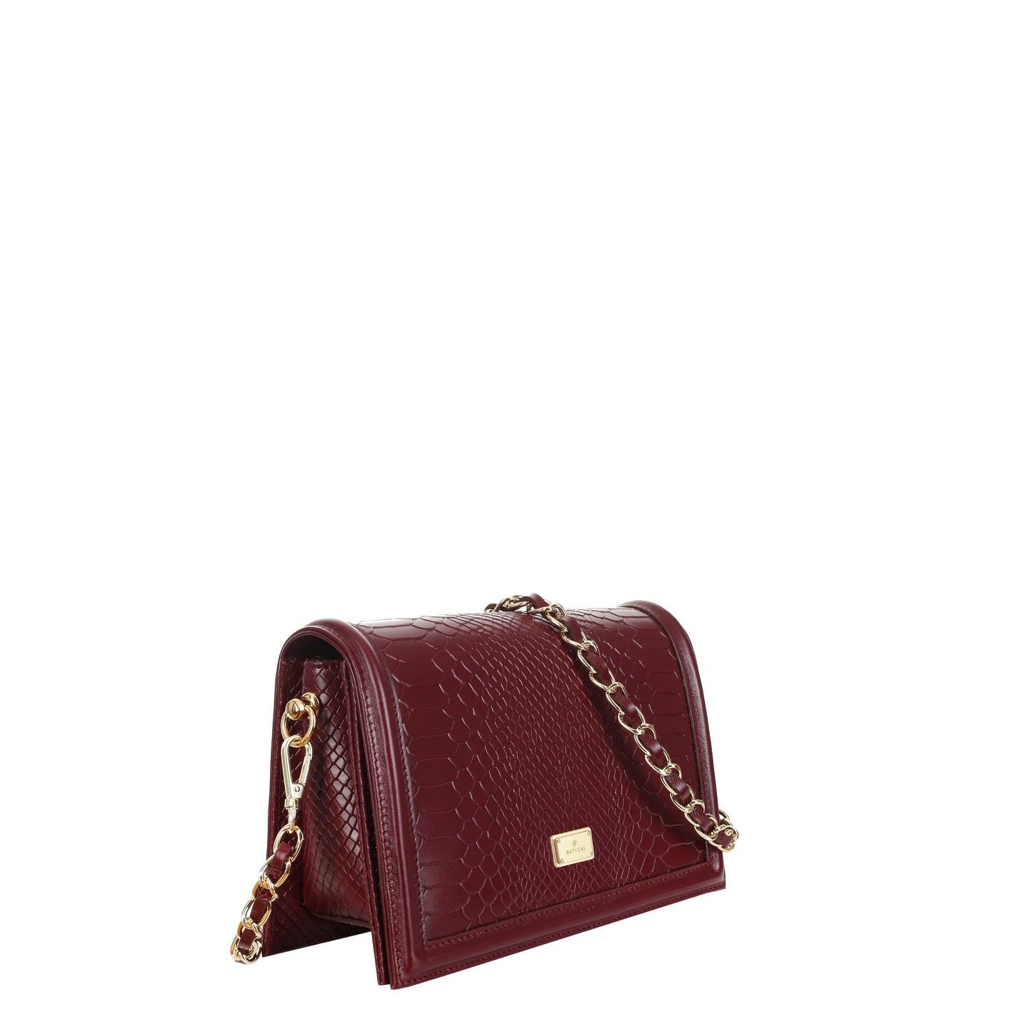 Maya claret women's leather handbag