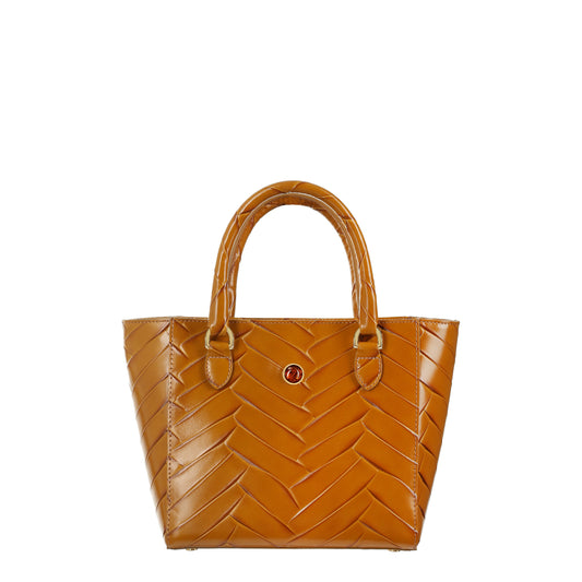 Stampia S Honey Damen-Lederhandtasche