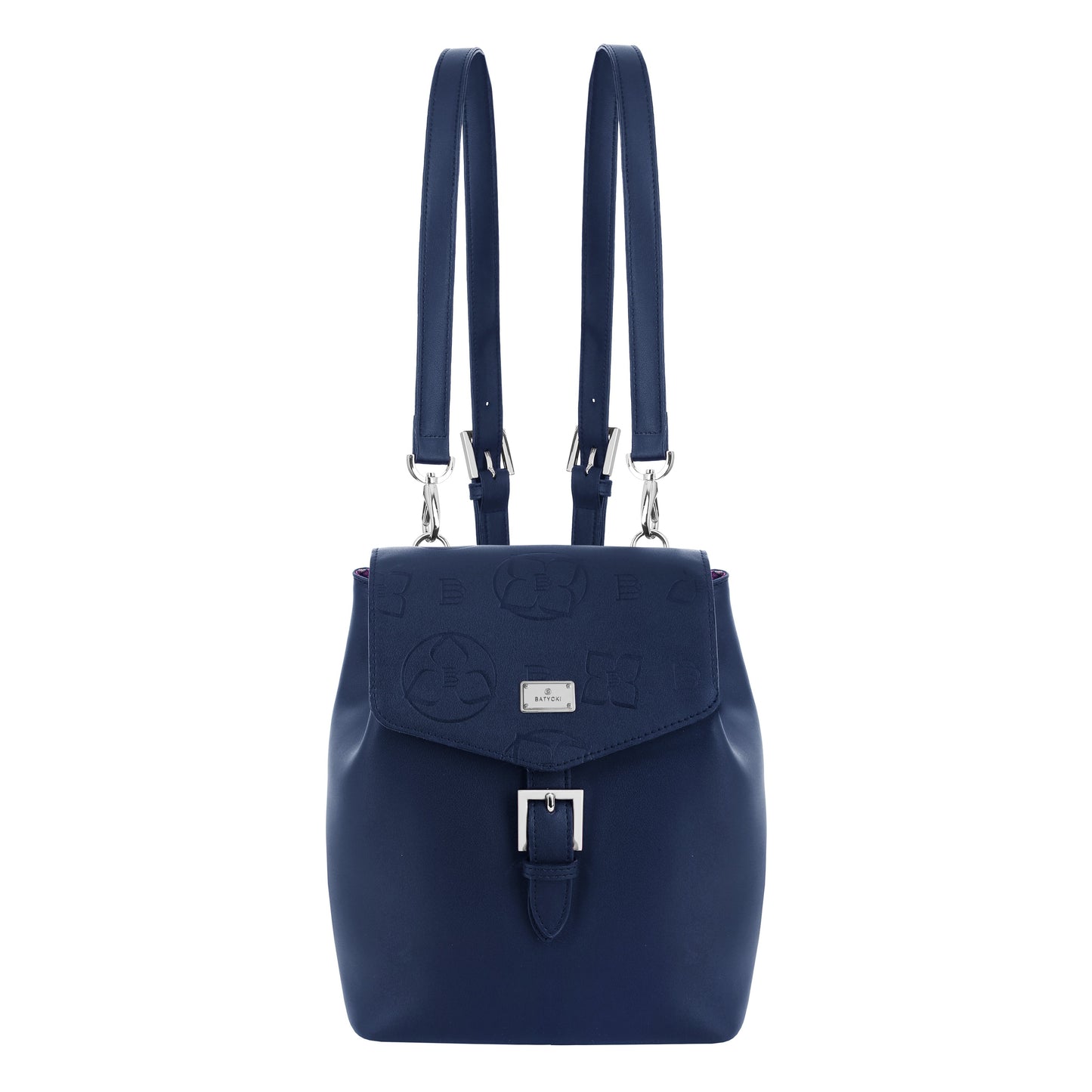 VICTORIA NAPA NAVY women's leather backpack
