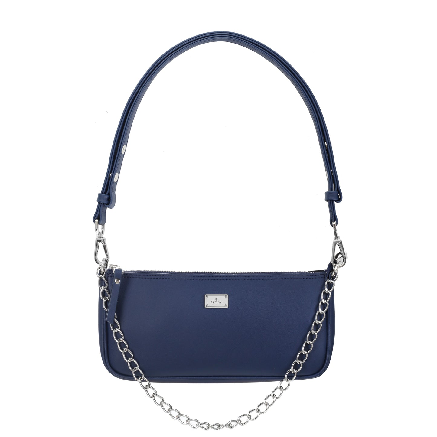 Harley Marineblaue Damen-Lederhandtasche